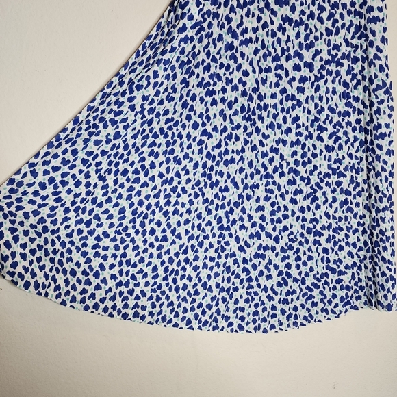 Vintage Givenchy 2-Peice skirt and blouse set.  Blue green white.  Size 6/8. - Picture 15 of 16